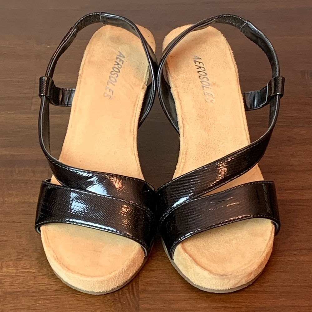 Aerosoles Wedge High Heel Sandal 6M New